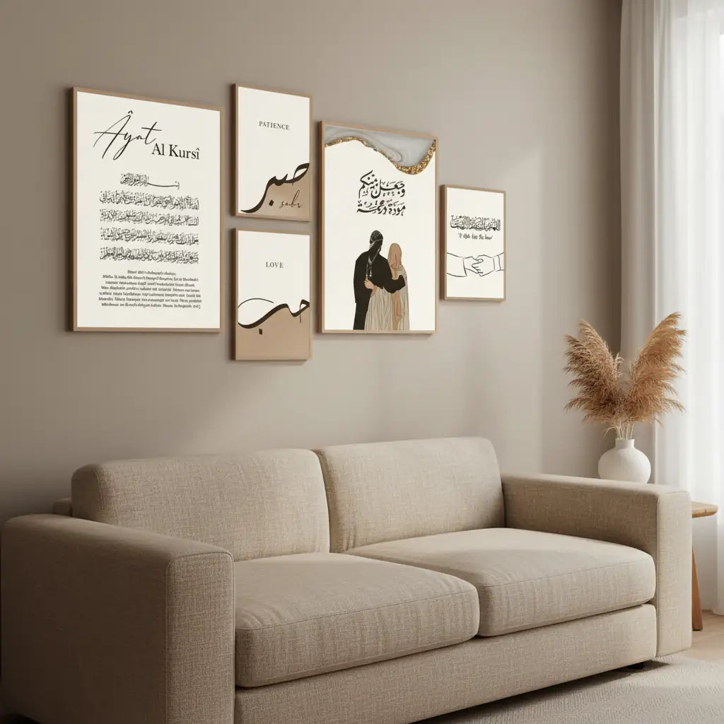 Modern Decorative Wall Frame Set of 5 - image 6