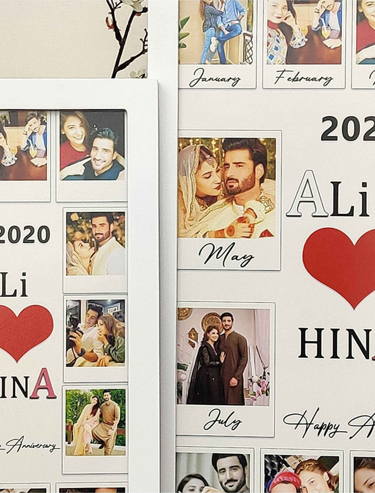 Personalized 12-Month Anniversary Photo Frame