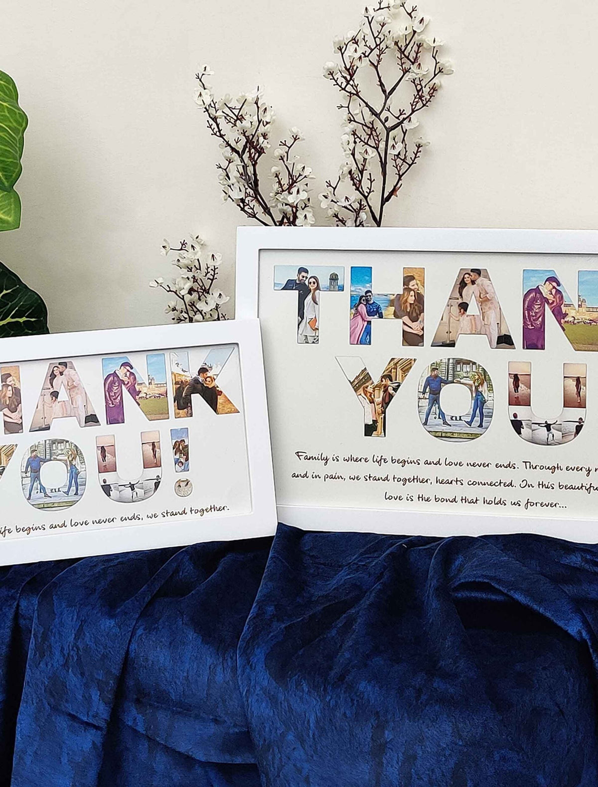 Thank You for Everything – Personalized Family Photo Collage Frame