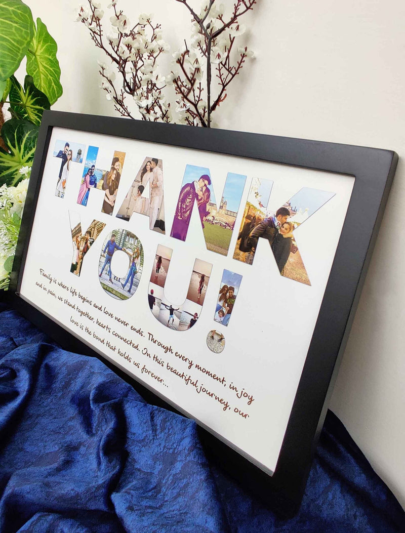 Thank You for Everything – Personalized Family Photo Collage Frame