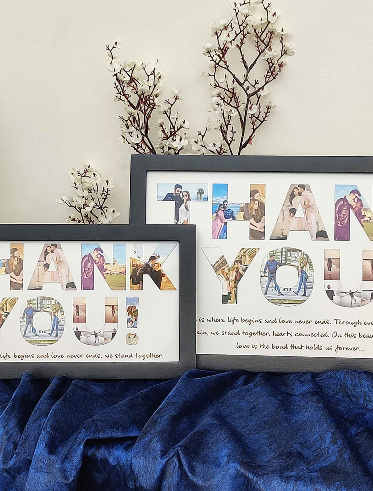 Thank You for Everything – Personalized Family Photo Collage Frame
