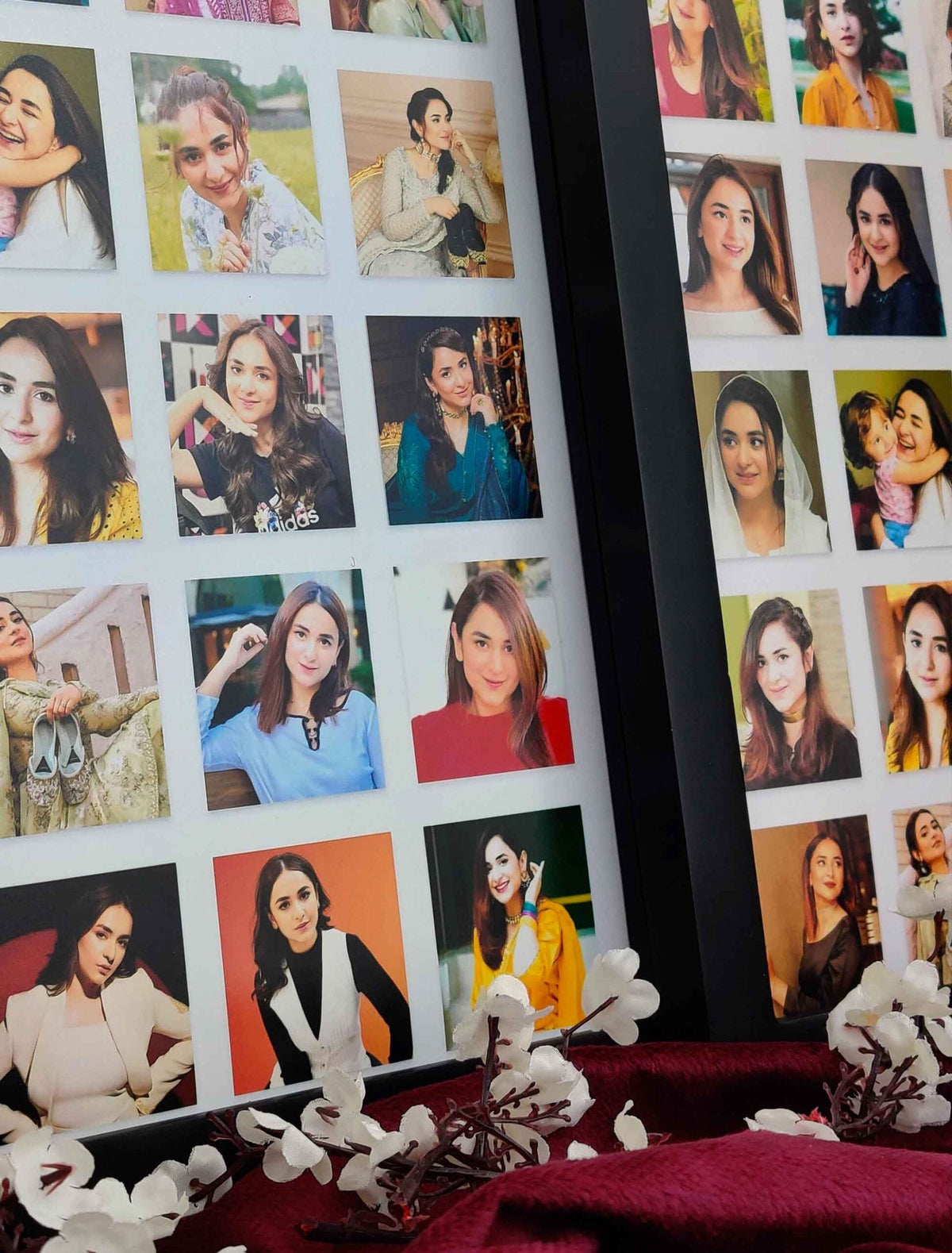 Custom Multi-Photo Grid Frame – Personalised 18 Pictures Collage – Best Gift for Her/Friend