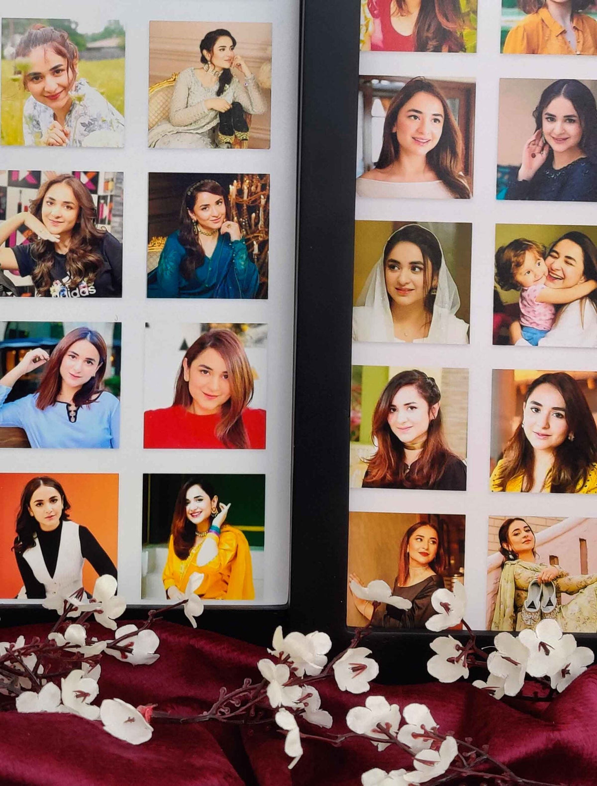 Custom Multi-Photo Grid Frame – Personalised 18 Pictures Collage – Best Gift for Her/Friend